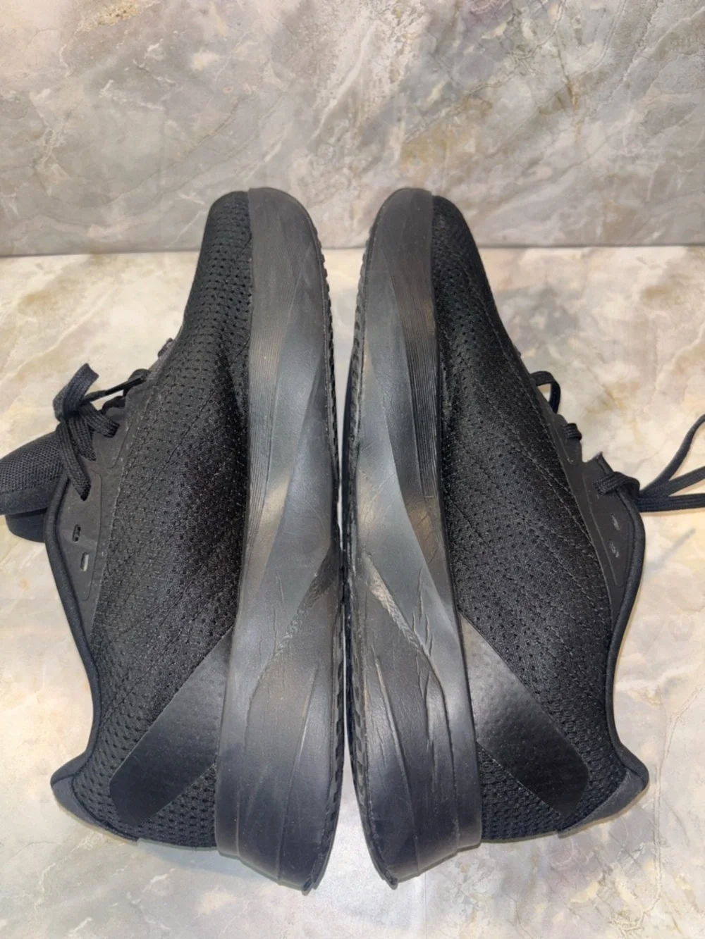 Adidas’s All-Black Mesh Training Sneakers